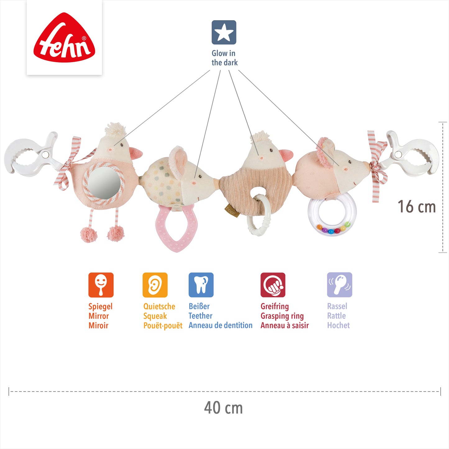 Magical Fairy Friends Pram Chain