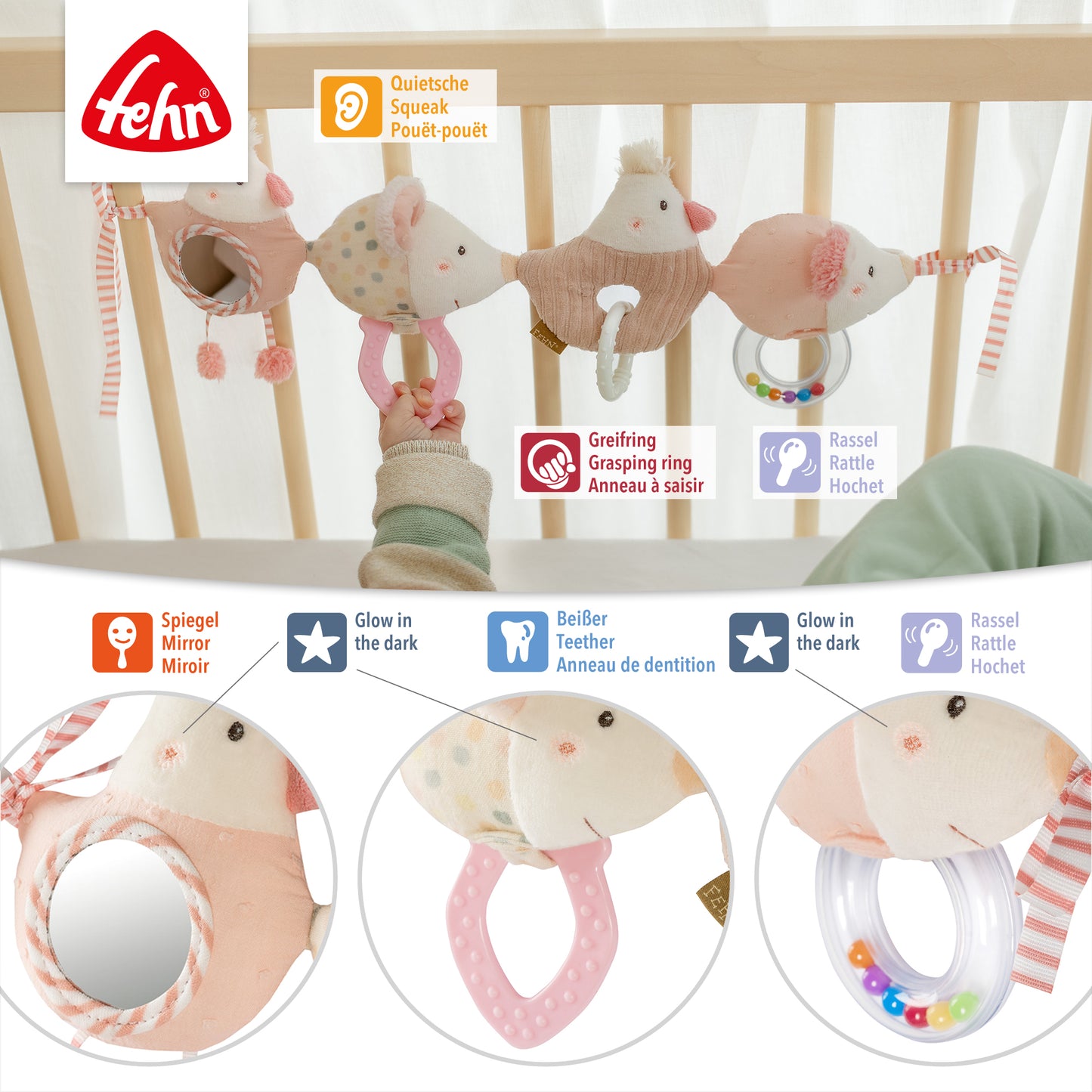 Magical Fairy Friends Pram Chain