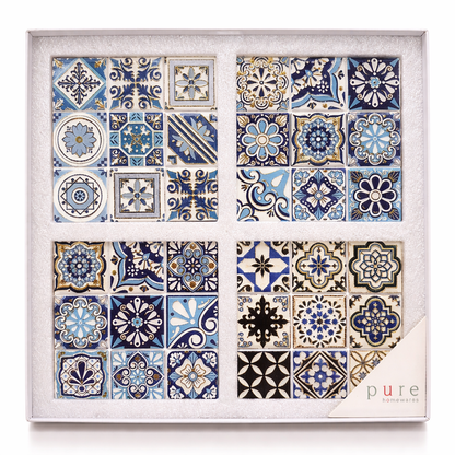 Ocean Harlow Ceramic Coaster Set (4pcs)
