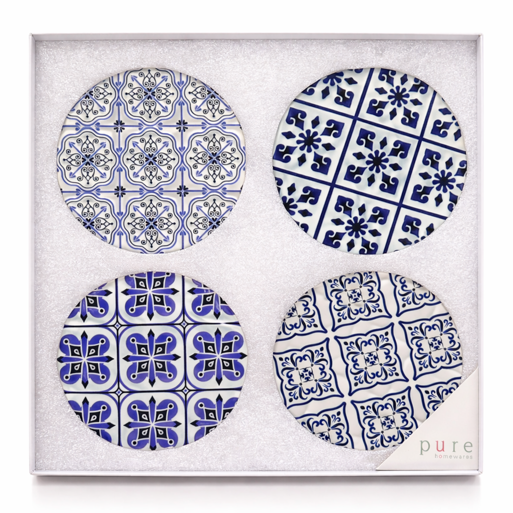 Ocean Harlow Ceramic Coaster Set (4pcs)