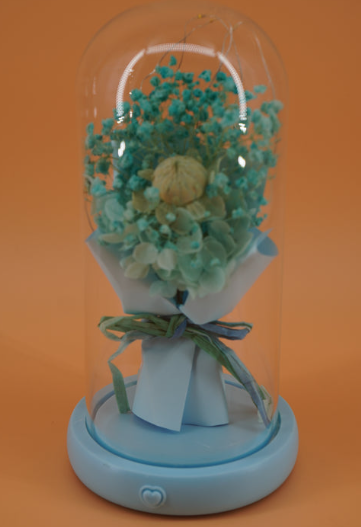 Melody Bloom Light-Up Dried Flower Dome