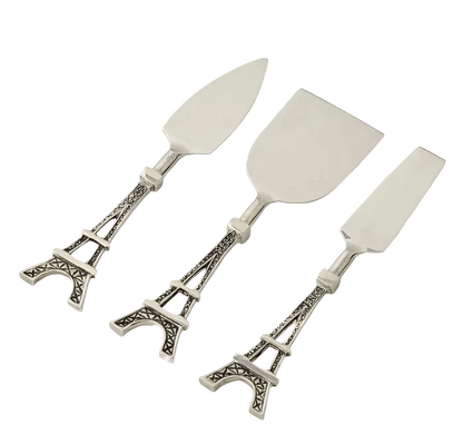 Eiffel Tower Elegance Cheese Knife Set (3pcs)