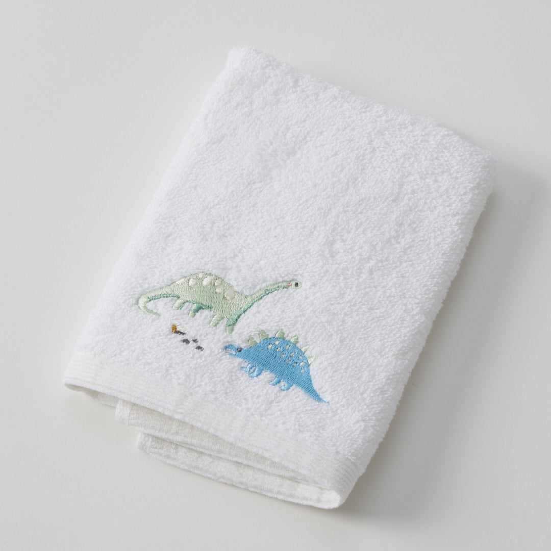Dallying Dino Bath Gift Set – Towel & Face Washer (by Jiggle & Giggle)