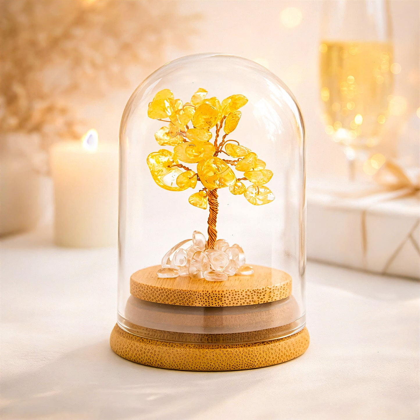 Luxury crystal tree for happiness and success gift for modern home decor