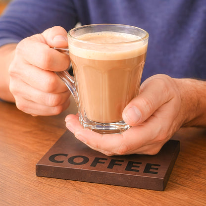 Coffee mug and coaster gift set as a practical gift for him