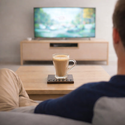 Coffee mug and coaster gift set for relaxing at home