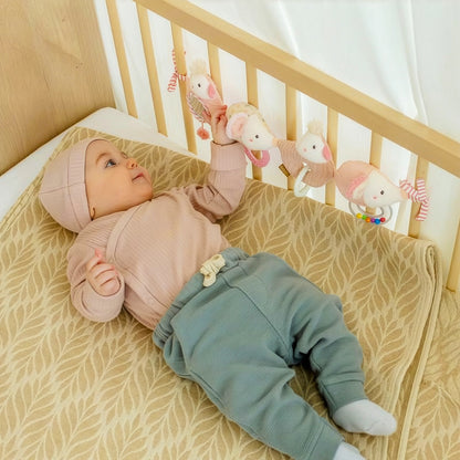 Fairy pram chain toy hanging on baby cot nursery sensory toy gift