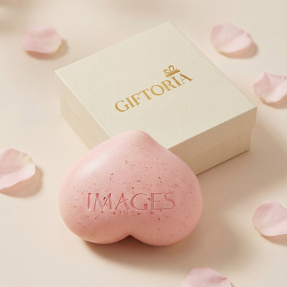 Peach Shaped Silk Protein Cleansing Soap