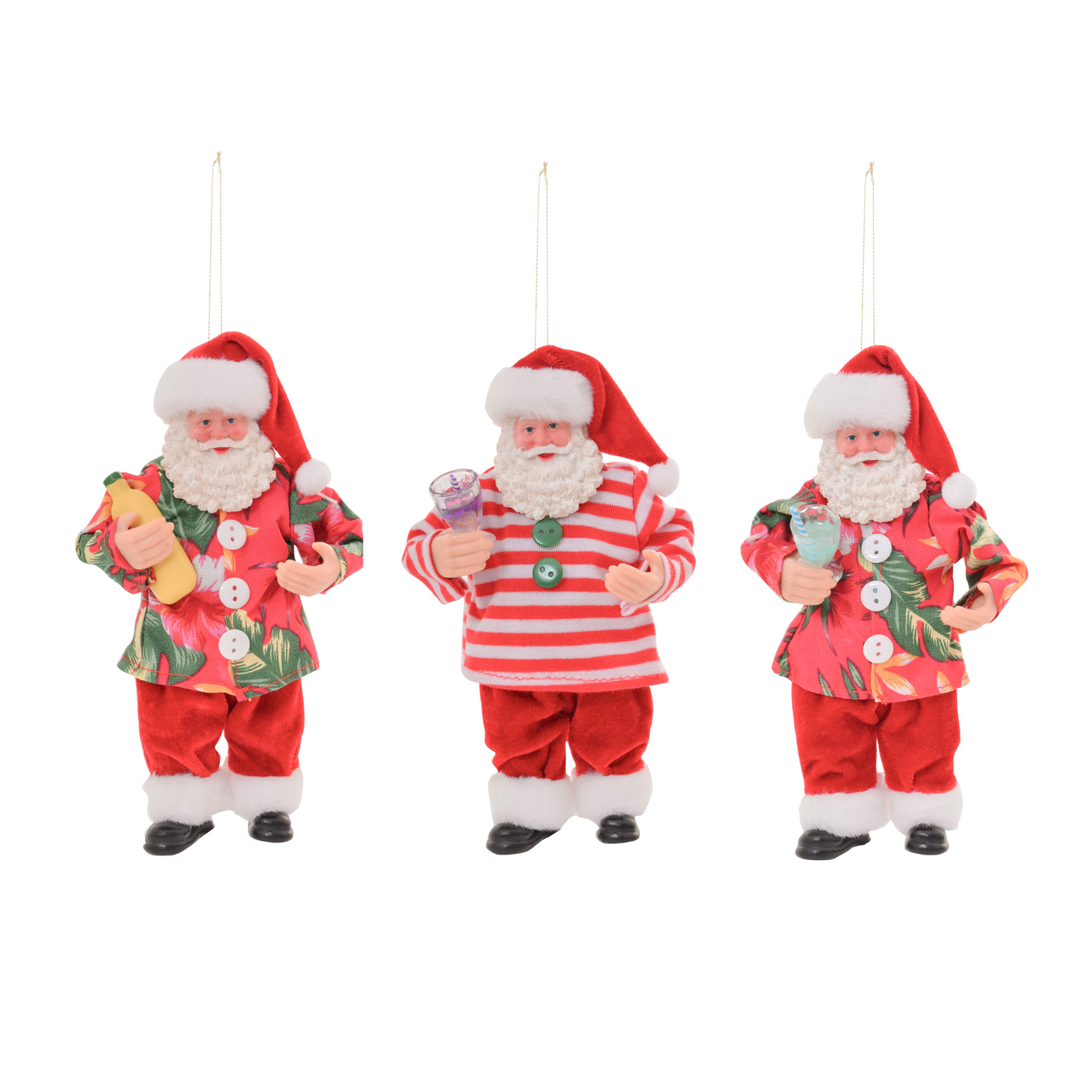 Aussie Santa Hanging Ornaments