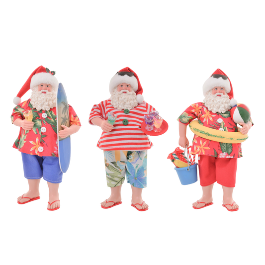Aussie Santa Figurines