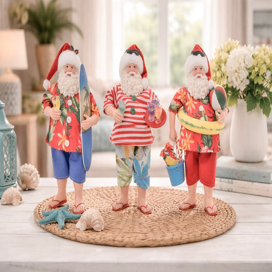 Aussie Santa Figurines