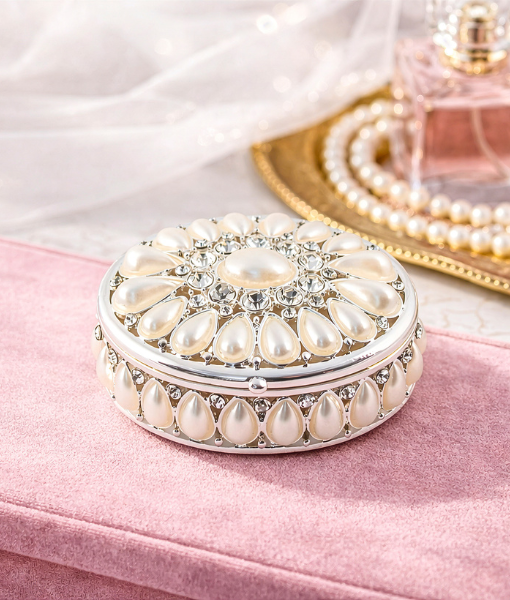 Pearl Jewellery Box Gift for Her Australia Elegant Keepsake Jewellery Storage Case Birthday Anniversary Gift Idea | Giftoria