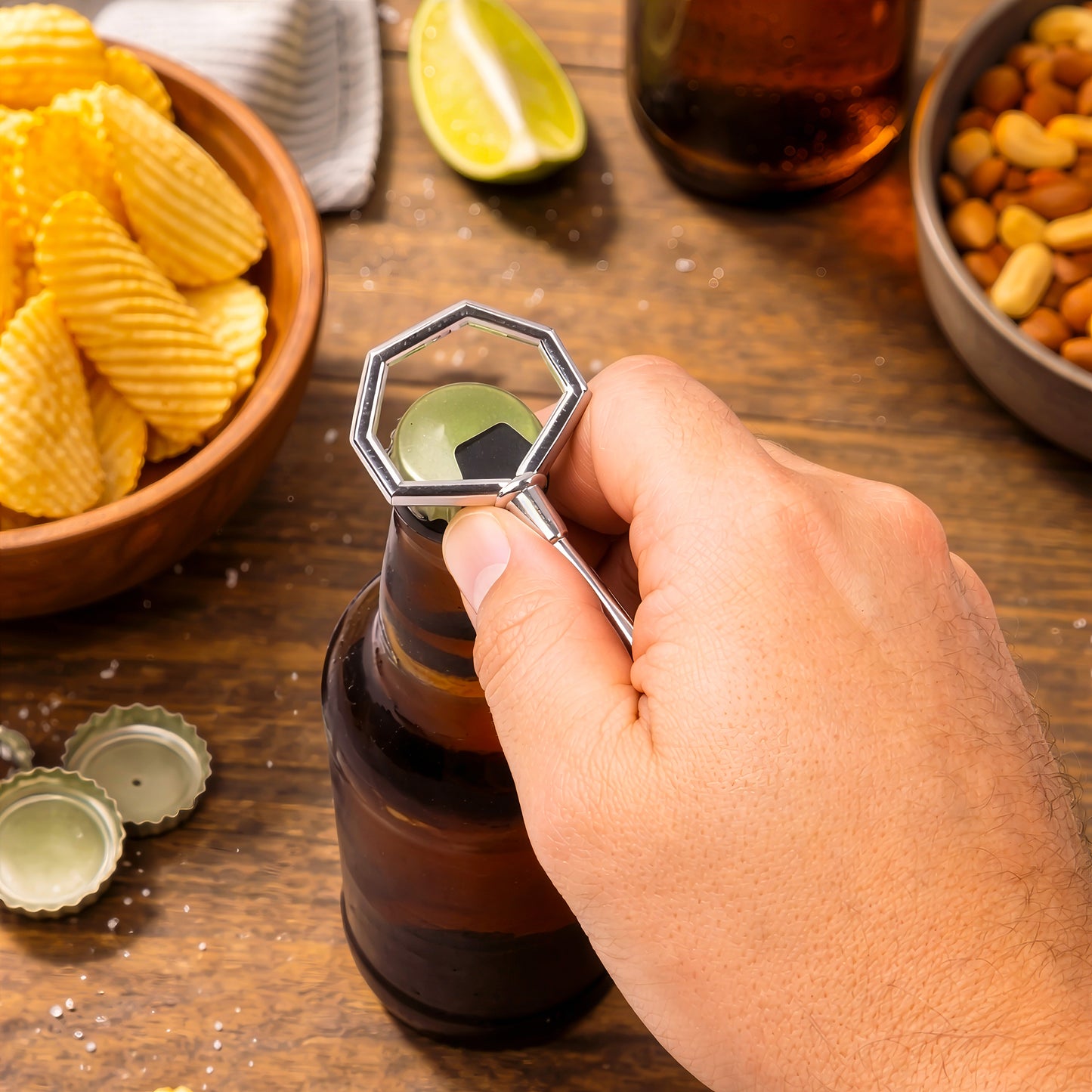 Golf themed bottle opener opening beer bottle novelty gift for men