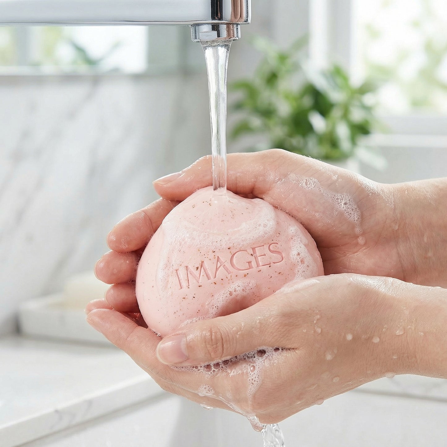 Peach Shaped Silk Protein Cleansing Soap