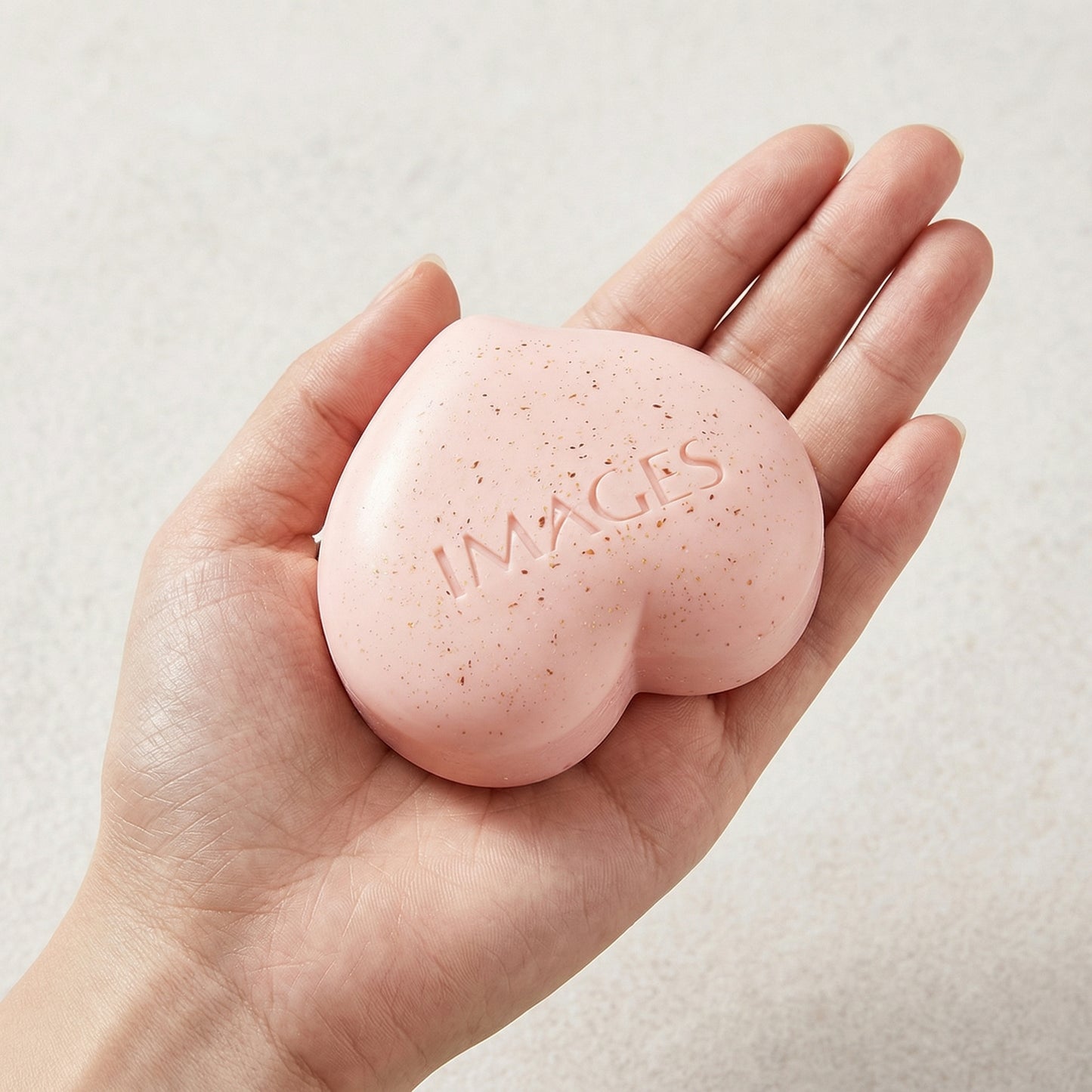 Peach Shaped Silk Protein Cleansing Soap