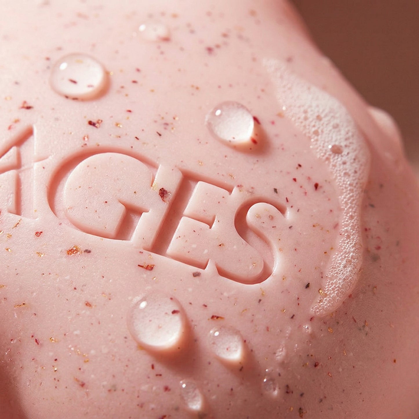 Peach Shaped Silk Protein Cleansing Soap