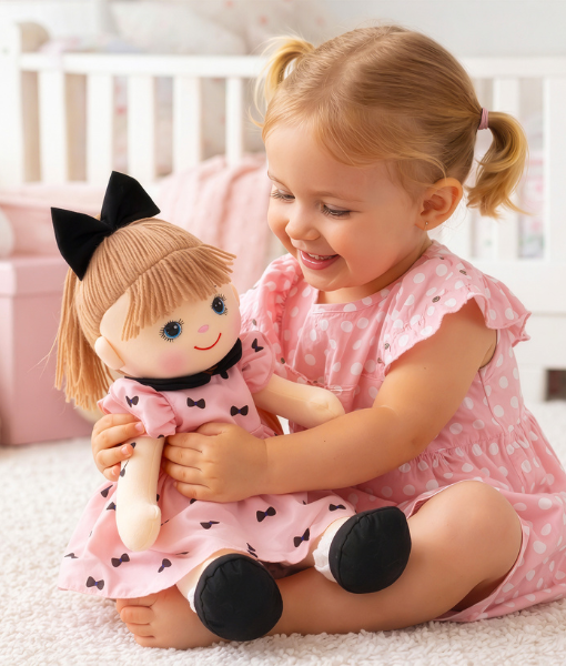 Baby & Kids gift ideas Australia – plush doll soft toy for toddlers and baby girls, cute birthday gift and comfort toy for children