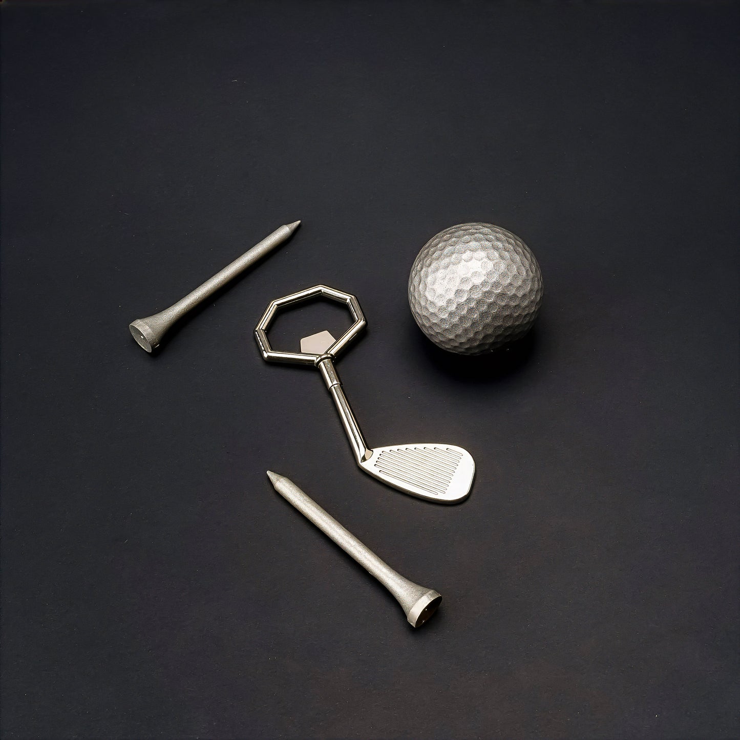 Premium golf bottle opener gift for him elegant stainless steel design