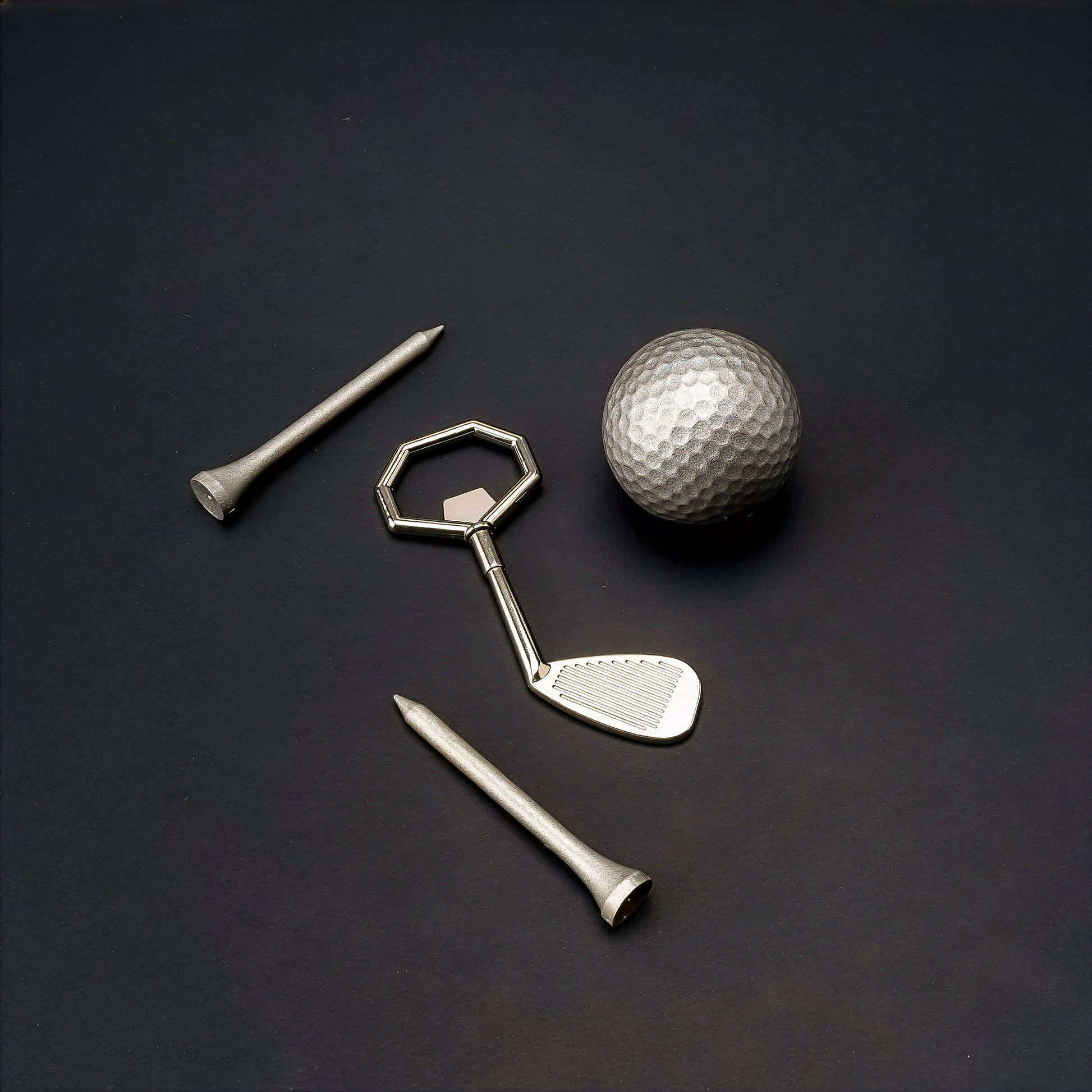 Premium golf bottle opener gift for him elegant stainless steel design